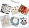 1500 Pieces Round Resin Buttons Mixed Color Assorted Sizes for Crafts Sewing DIY Manual Button Painting DIY Handmade Ornament Buttons, 2 Holes and 4 Holes